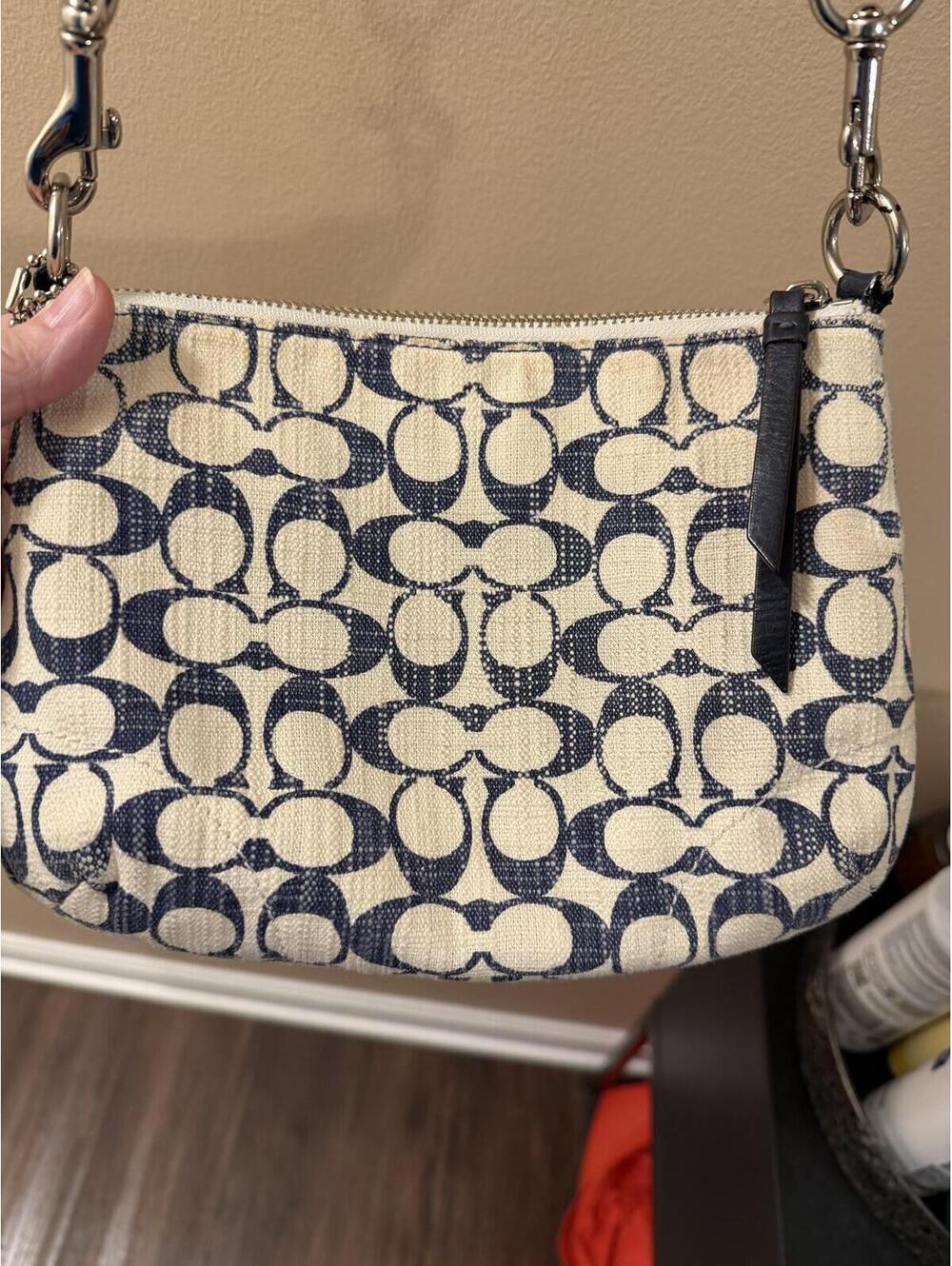 Coach Signature Denim Crossbody Bag - Picture 2 of 6